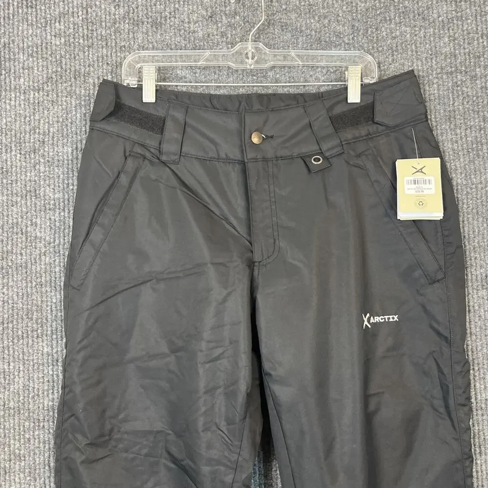 Arctix Womens Black Insulated Snow Pants Size Large Ski Outdoor